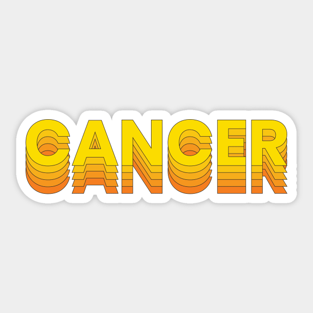 Cancer Sticker by gnomeapple